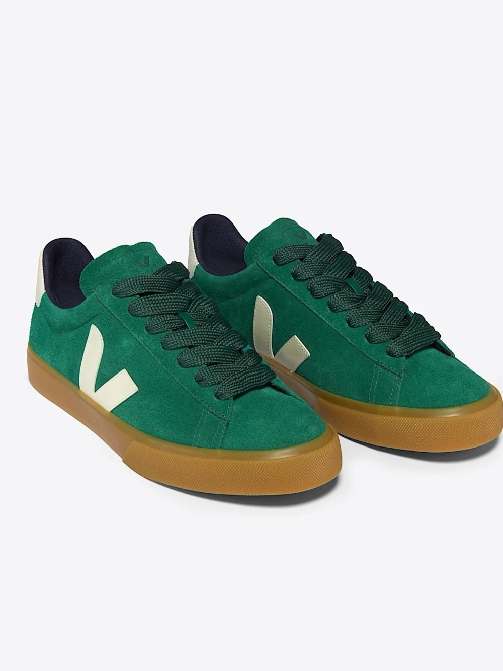 VEJA Campo Bold Suede Sneakers in Golf Pierre